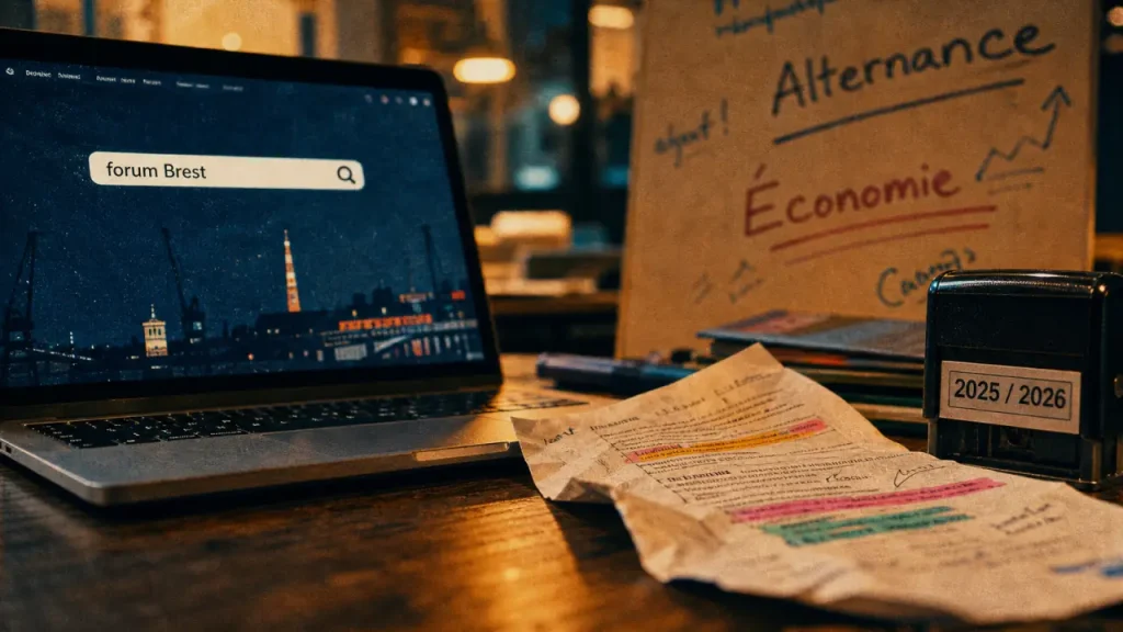 forum brest économie alternance bonnes adresses 2025 2026