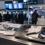 Salon du tourisme Brest : comptoir d’accueil à l’aéroport et visiteurs