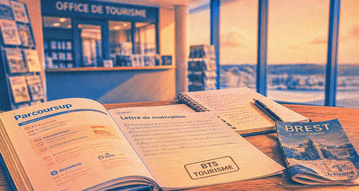 bts tourisme brest, dossier Parcoursup et admission en BTS tourisme à Brest
