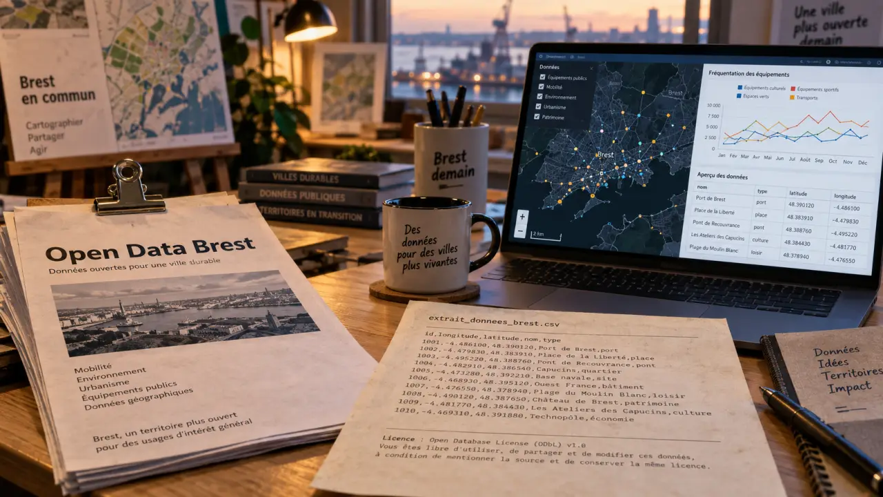 Open data Brest : données brutes en services utiles