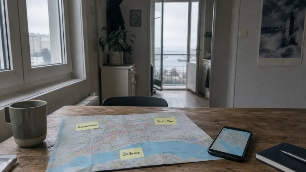 Quartier Brest : petit appartement lumineux au calme près de la mer