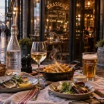 Restaurants rue de Siam Brest : table de terrasse et entrée du restaurant