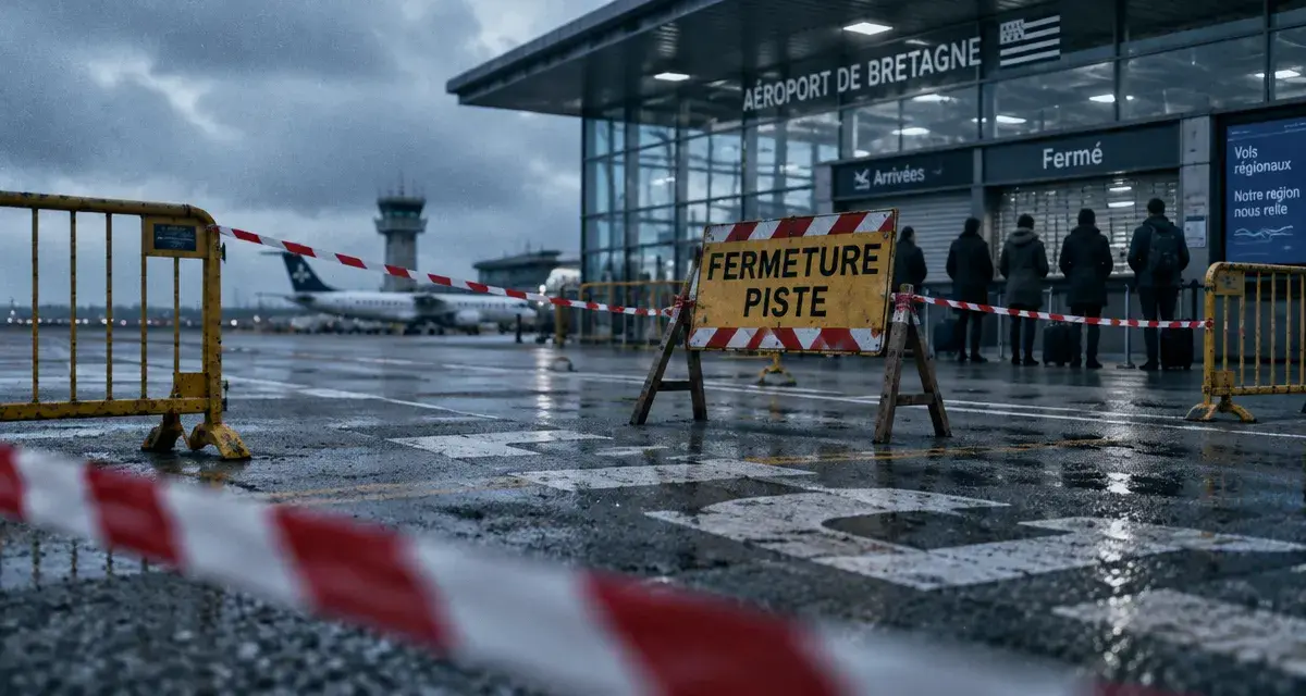 Aéroport de Brest : six semaines de fermeture prévues en 2028