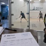 Squash à Brest : Baptiste Bouin passe le premier tour du tournoi PSA