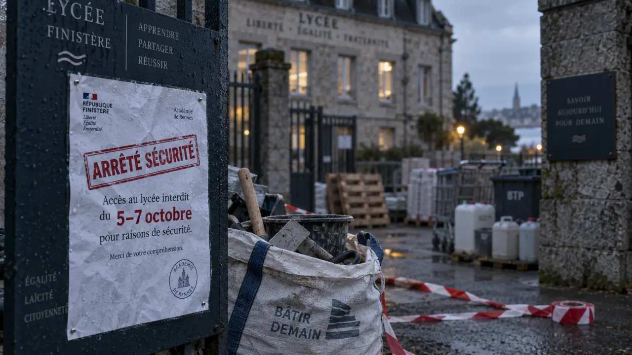 Blocages de lycées : des restrictions de sécurité dès lundi dans le Finistère