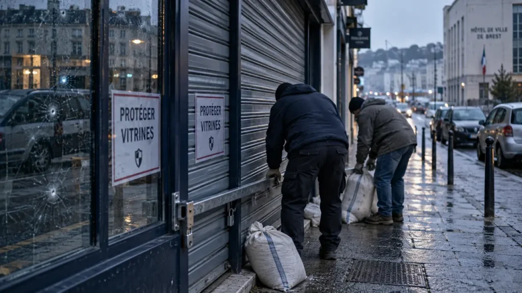 À Brest, les commerçants attendent des mesures avant la manifestation de samedi