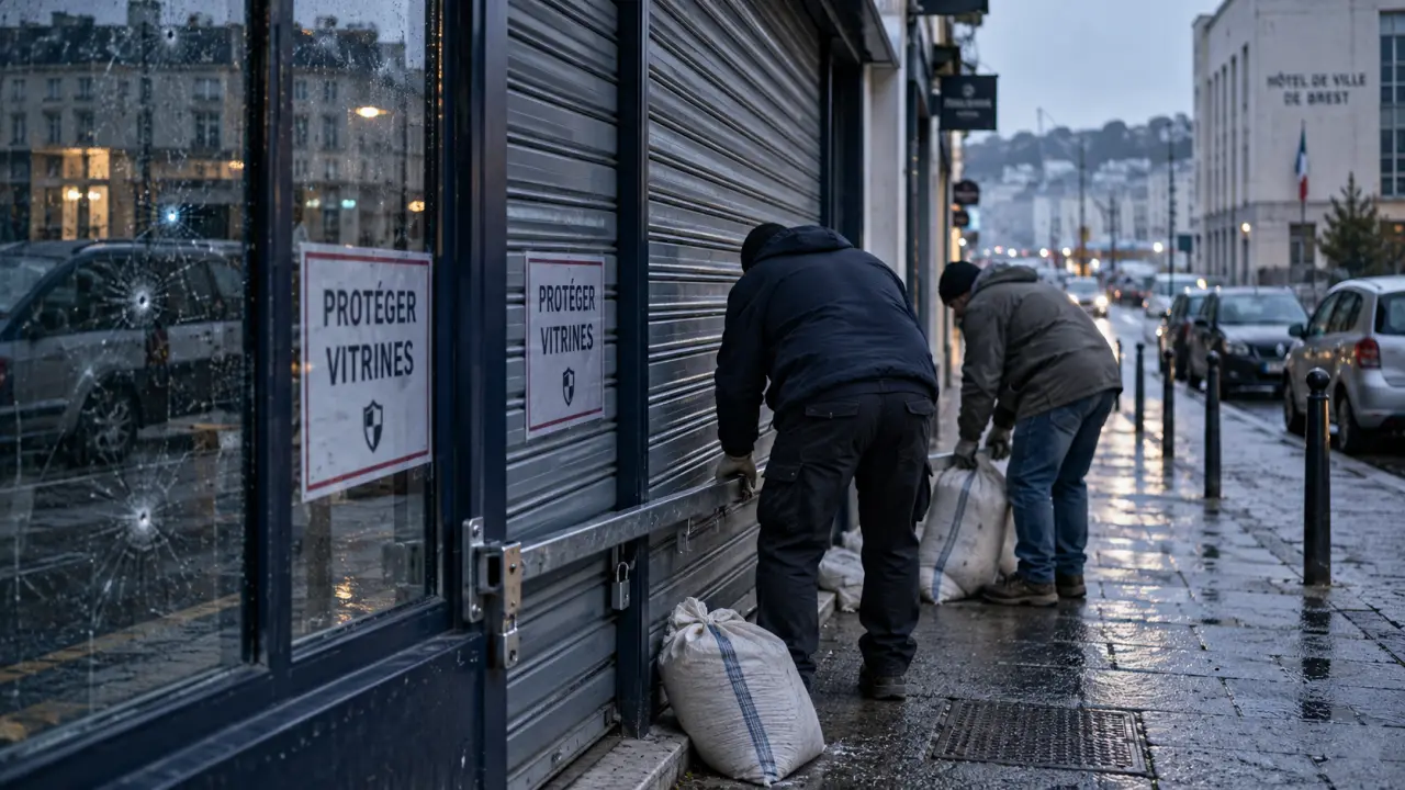 À Brest, les commerçants attendent des mesures avant la manifestation de samedi
