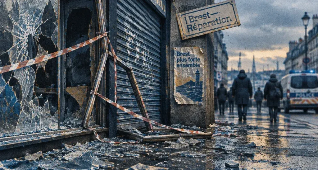 À Brest, commerçants et policiers sous le choc après les violences de samedi