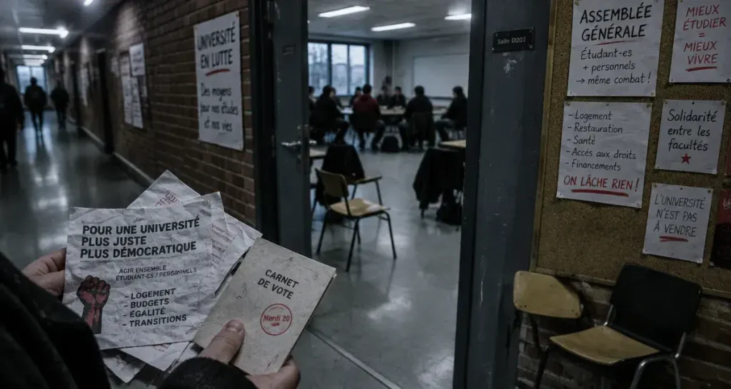 À Brest, les étudiants votent le blocage de toutes les facultés ce mardi