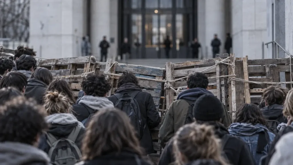 À Brest, la faculté Segalen bloquée jeudi matin, les accès barrés jusqu’à midi