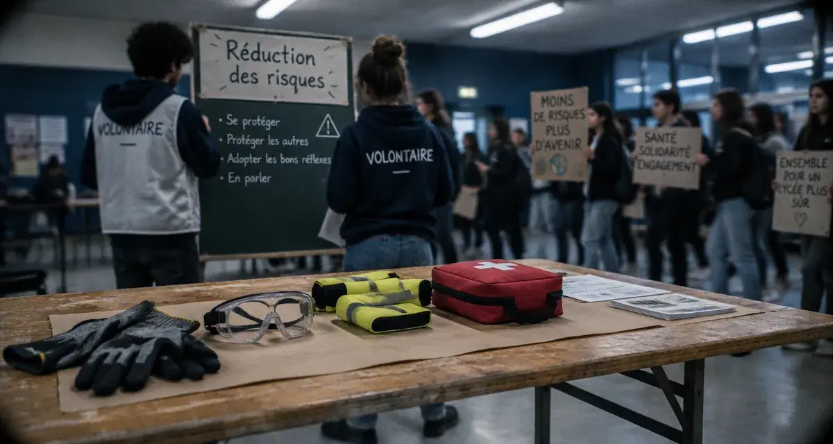 À Brest, des jeunes volontaires mobilisés pour réduire les risques en manifestation