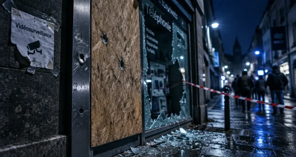 À Brest, JSM Télécom pillé en une minute rue Jean-Jaurès