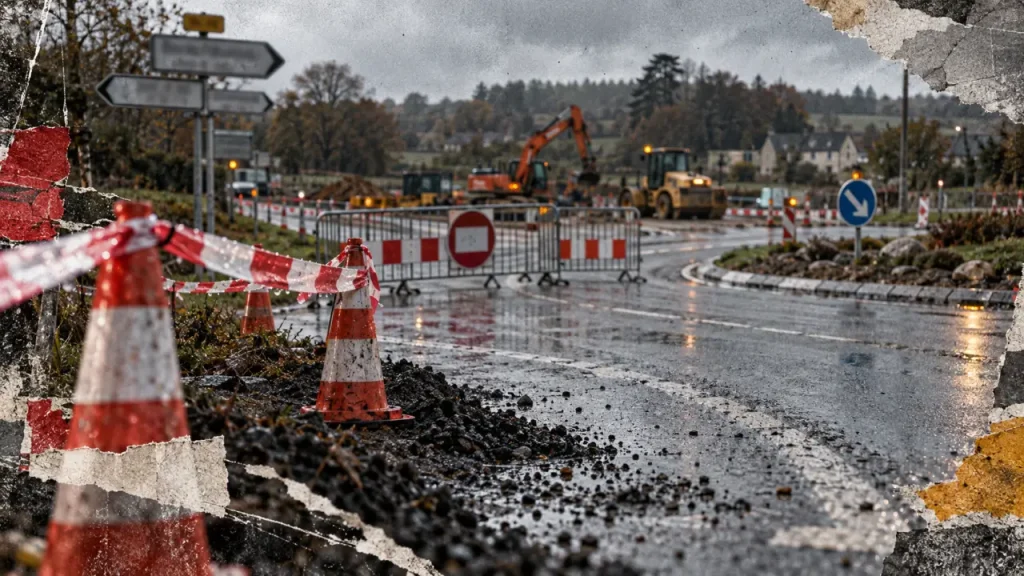 À Brest, des fermetures au giratoire de Kervalguen dès lundi 26 octobre
