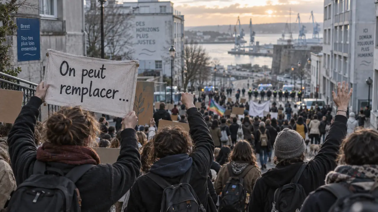 À Brest, près de 5 000 personnes dans une manifestation calme