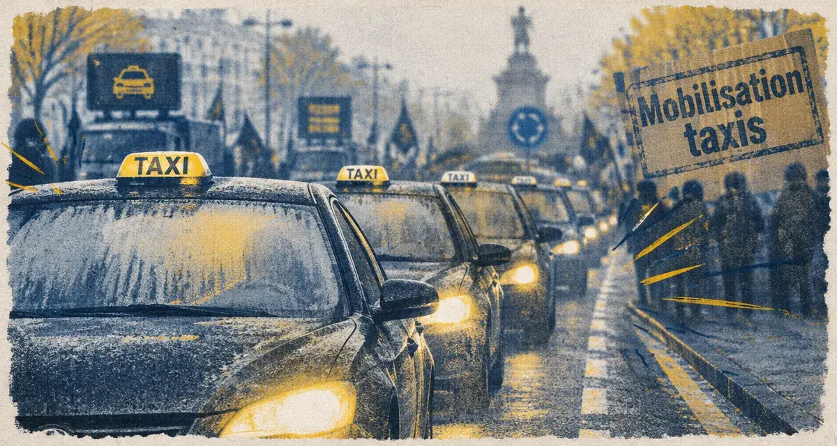 À Brest, la mobilisation des taxis perturbée par d’autres rassemblements