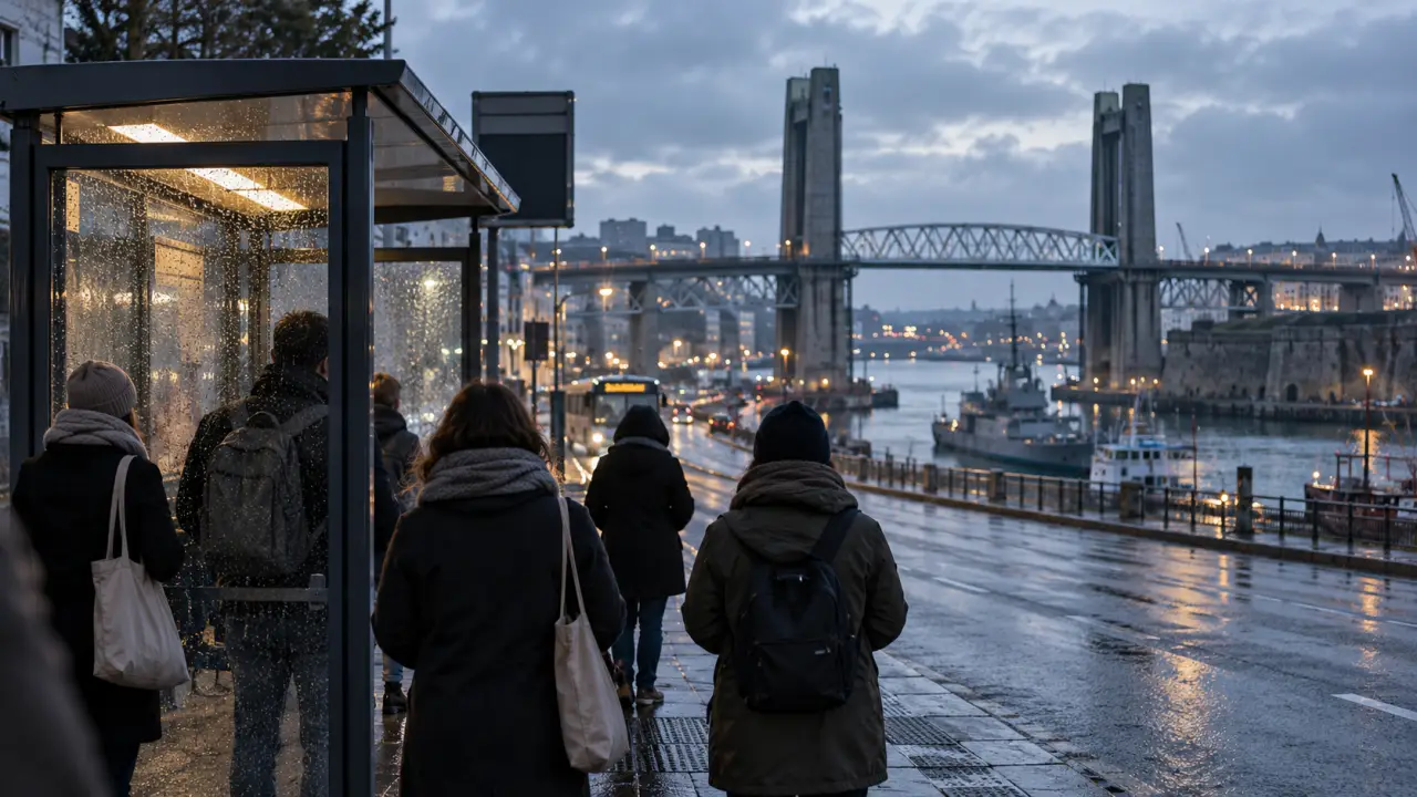 À Brest, le pont de Recouvrance levé ce mardi à 9 h, les bus déviés dès 8 h 30