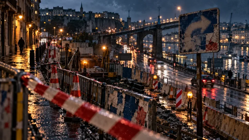 Travaux à Brest : les rues et ponts perturbés du 26 octobre au 1er novembre
