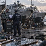 À Brest, trois vedettes de liaison en réparation chez Altrad Endel