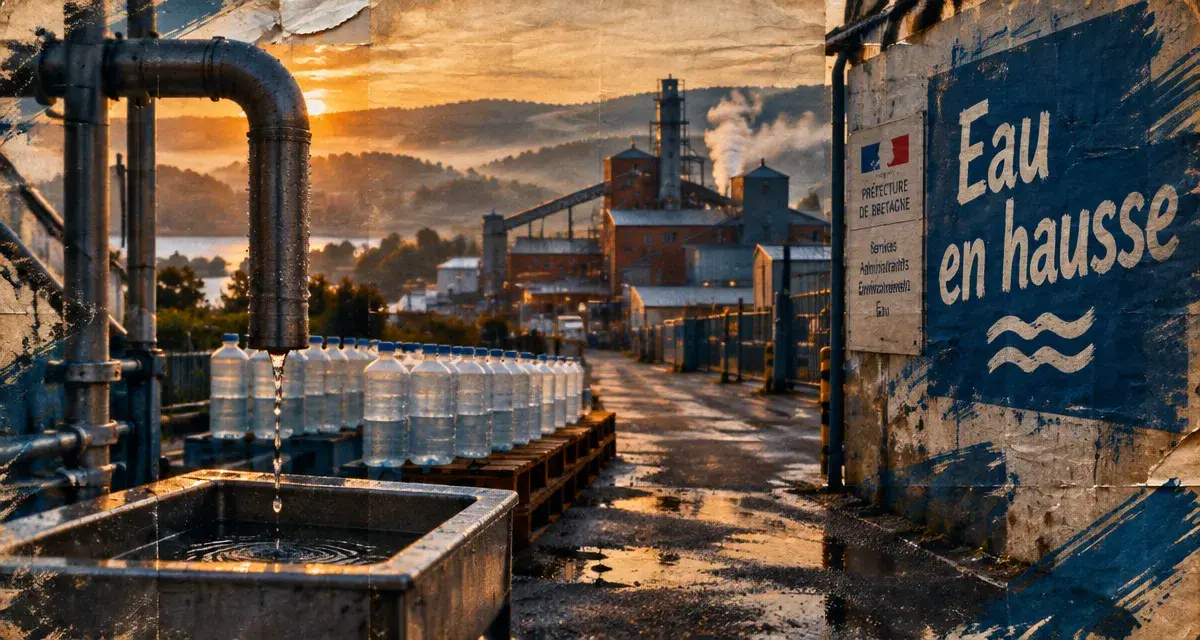À Commana, l’usine Montagnes d’Arrée portée par la demande d’eau cet été