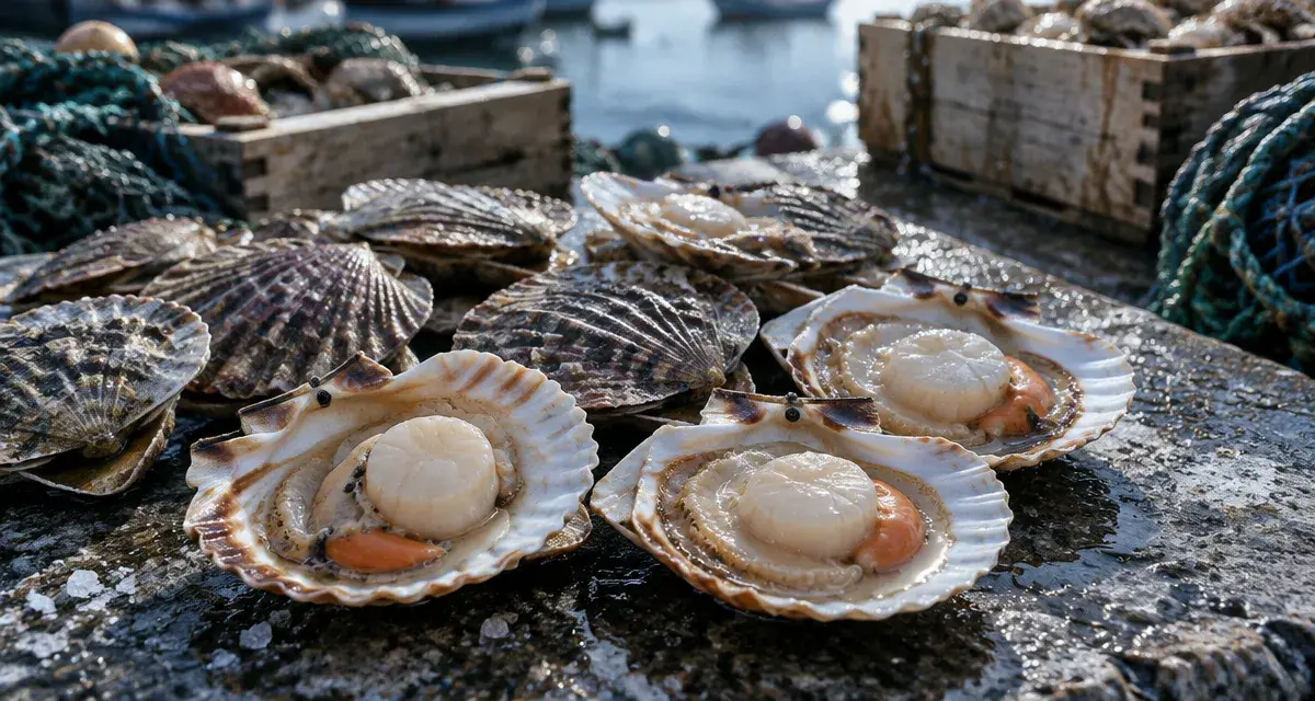 Coquille Saint-Jacques : celle de la rade de Brest se distingue par sa chair