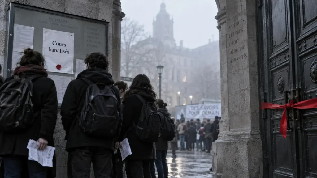 La faculté de lettres de Brest bloquée, les cours banalisés mardi
