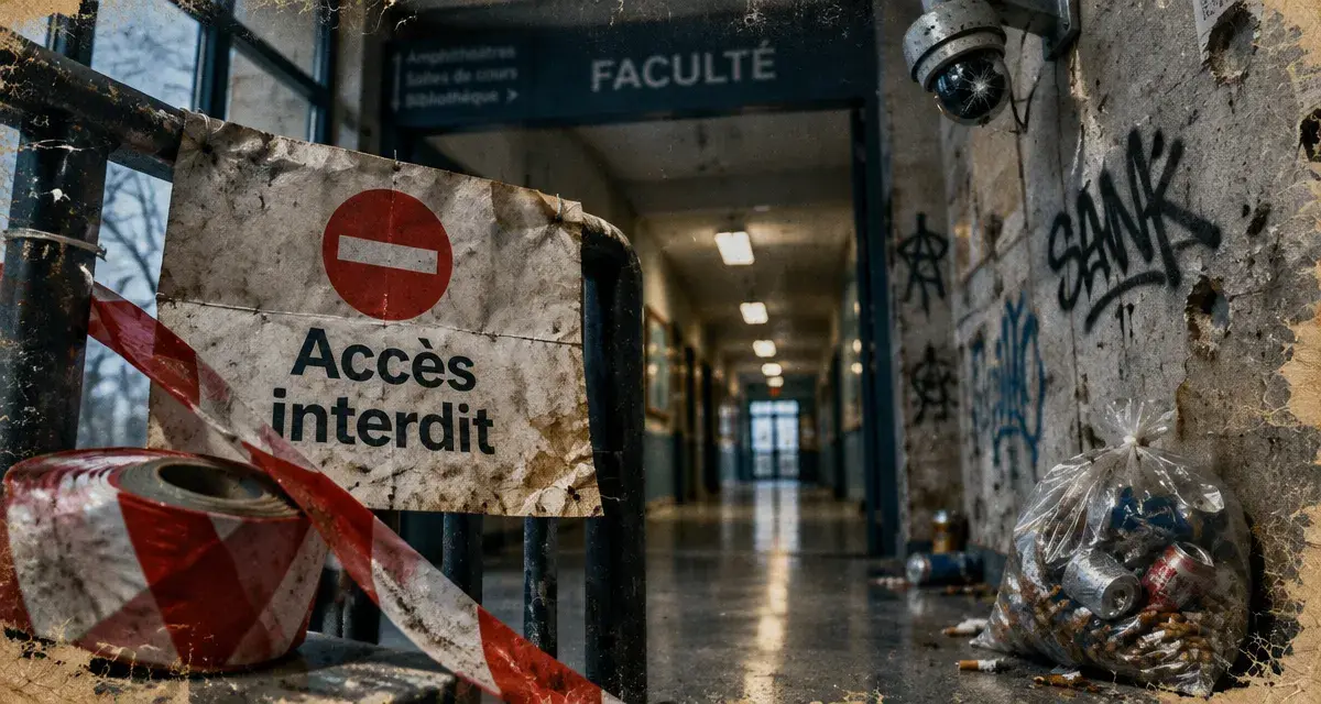Brest : la faculté de Lettres inaccessible après des dégradations