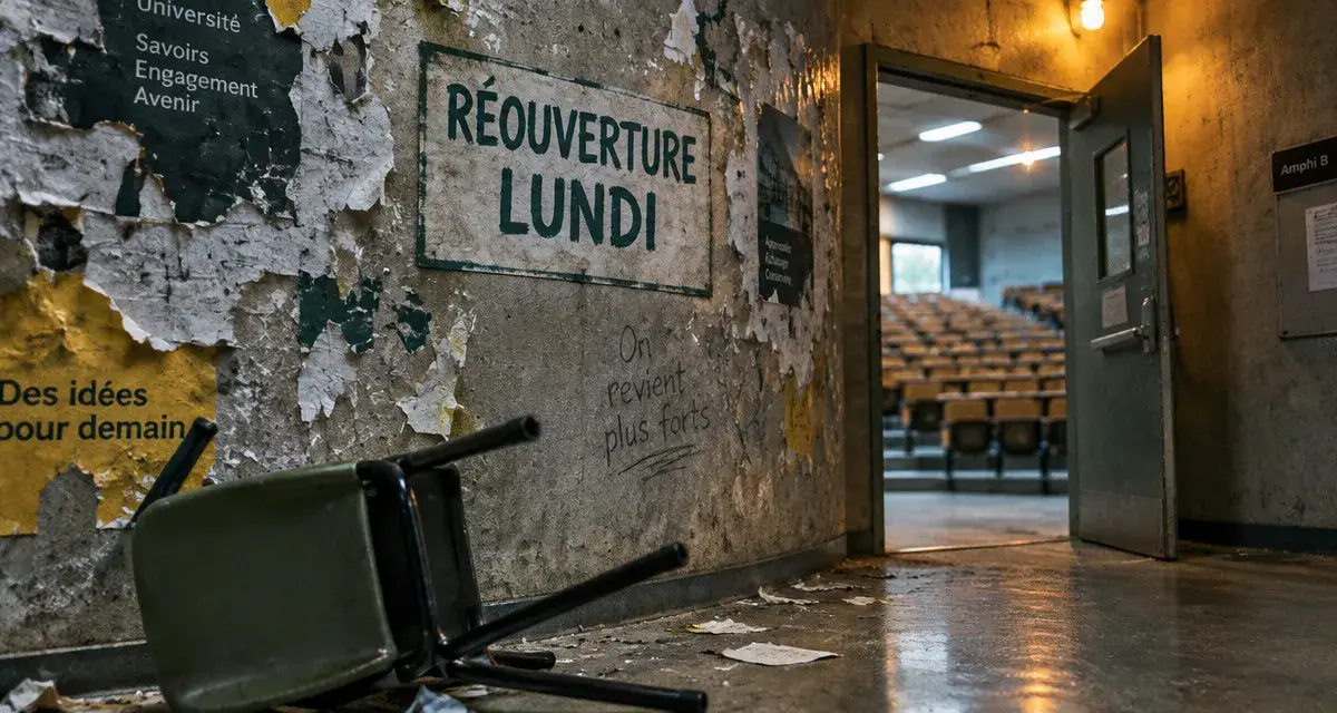 La faculté de lettres de Brest rouvrira lundi après les dégradations
