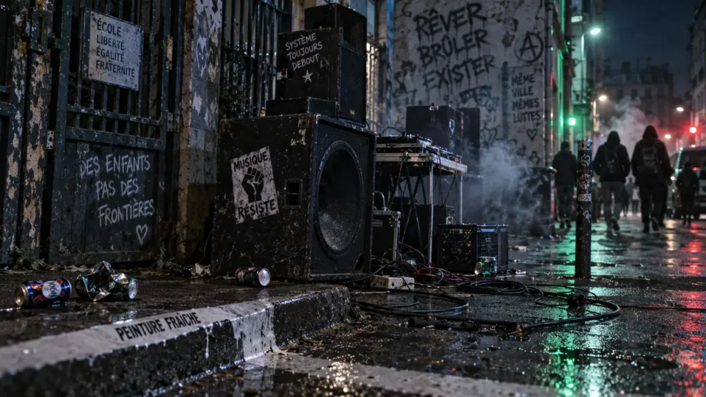 Fin de soirée tendue autour d’un sound system place Guérin à Brest