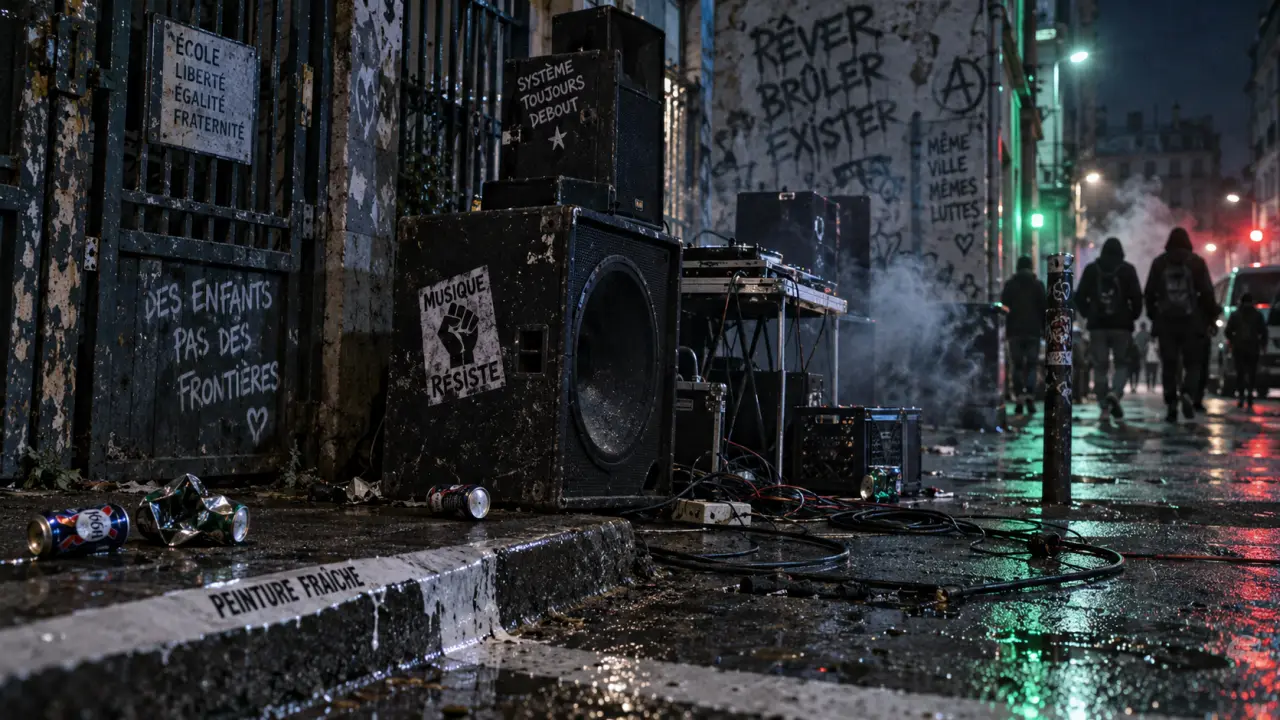 Fin de soirée tendue autour d’un sound system place Guérin à Brest