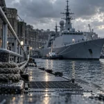 La frégate Amiral Ronarc’h en arrêt technique à Brest