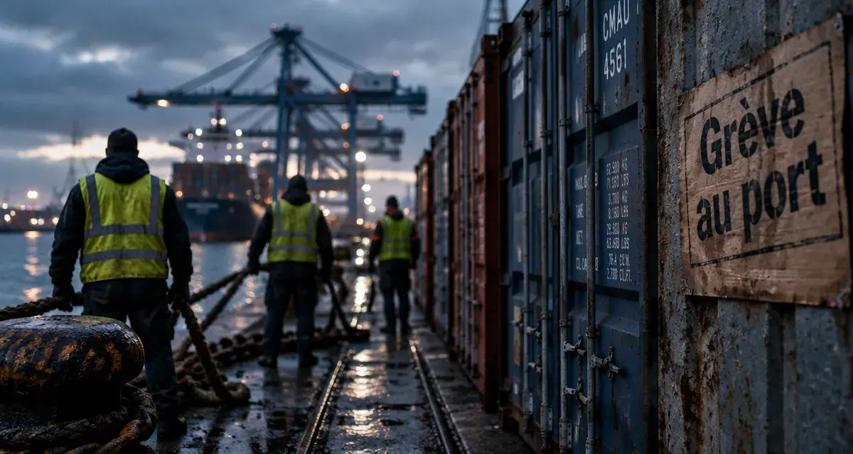 Grève des dockers : le port de Brest à l'arrêt vendredi 30 octobre