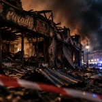 Brest : une pizzeria dévastée par un incendie rue Sébastopol