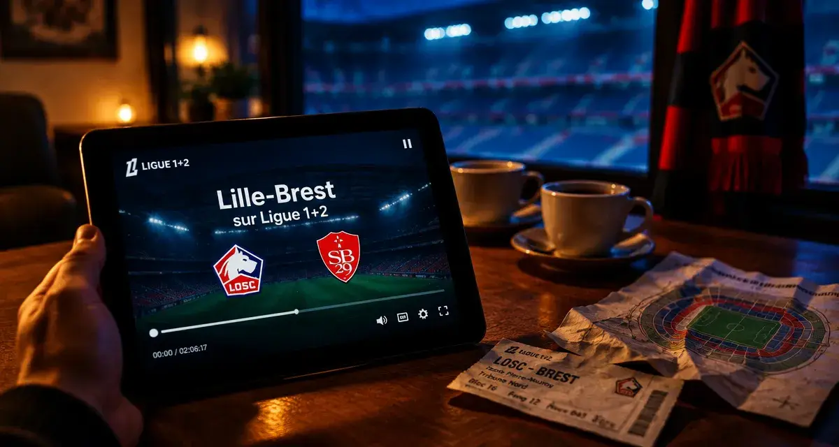 Lille-Brest : le match de Ligue 1 diffusé samedi sur Ligue 1+ 2