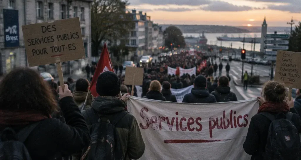 3 500 manifestants à Brest pour défendre les services publics