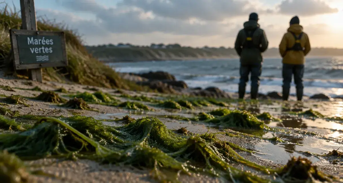 Marées vertes : recul en Bretagne, vigilance maintenue en Nord-Finistère