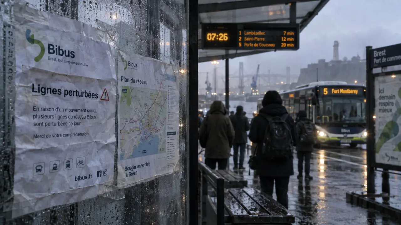 Mouvement social : des lignes Bibus perturbées ce lundi à Brest