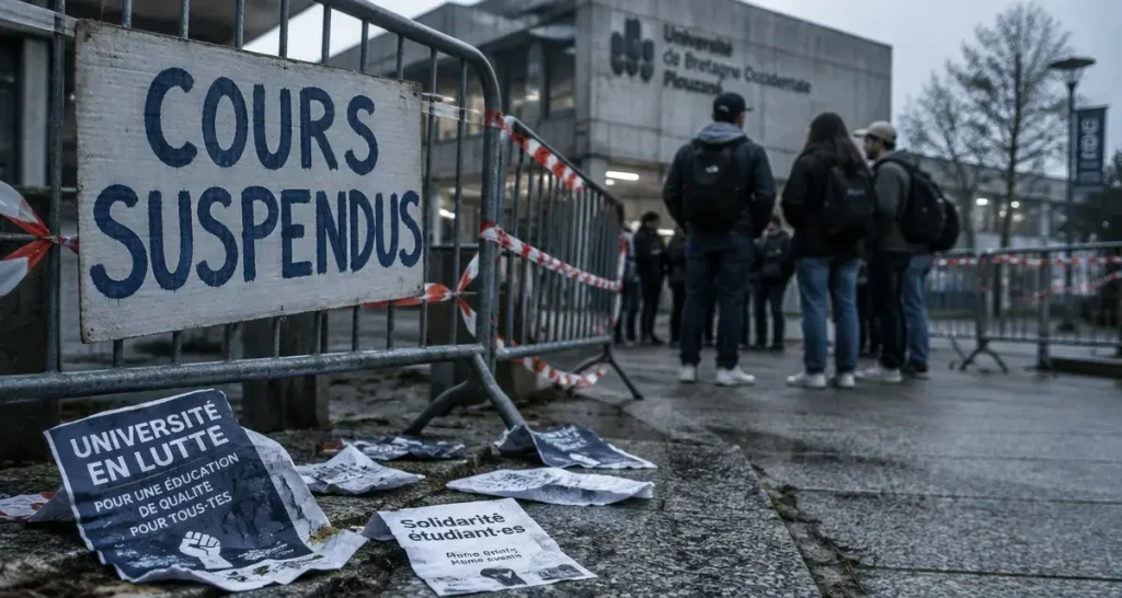 À Plouzané, les cours suspendus après le blocage de l’Enib