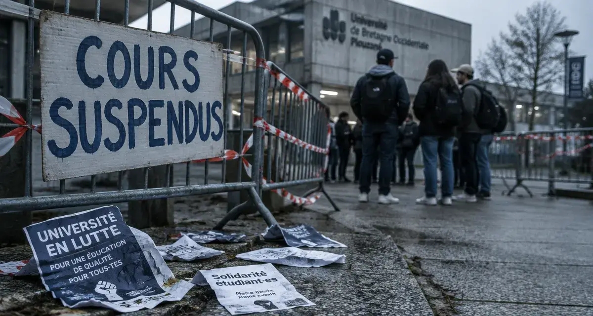 À Plouzané, les cours suspendus après le blocage de l’Enib