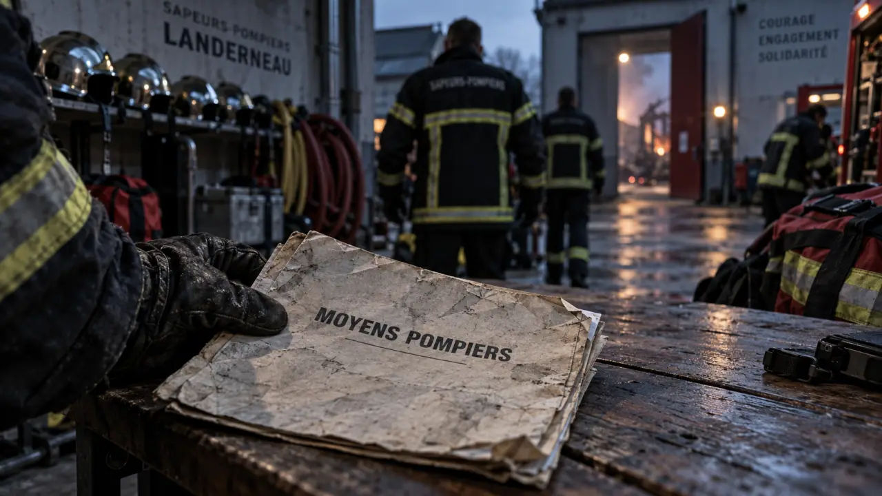 À Landerneau, les pompiers demandent plus de moyens après un été hors norme