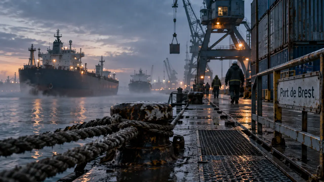 Port de Brest : hydrocarbures, conteneurs et arrêts techniques au programme