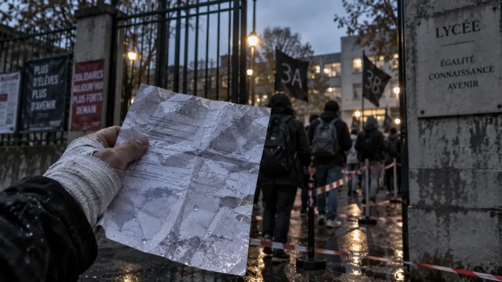 Brest : la proviseure du lycée Lesven blessée lors d'une mobilisation lycéenne