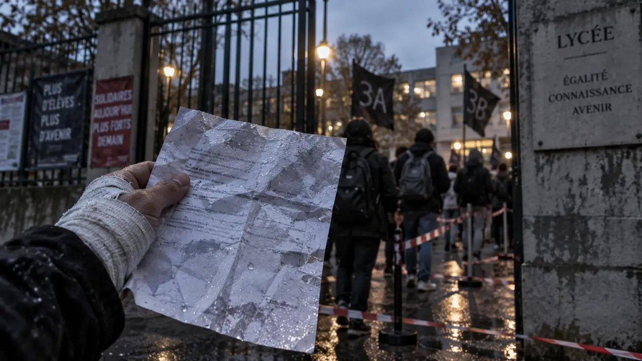 Brest : la proviseure du lycée Lesven blessée lors d'une mobilisation lycéenne