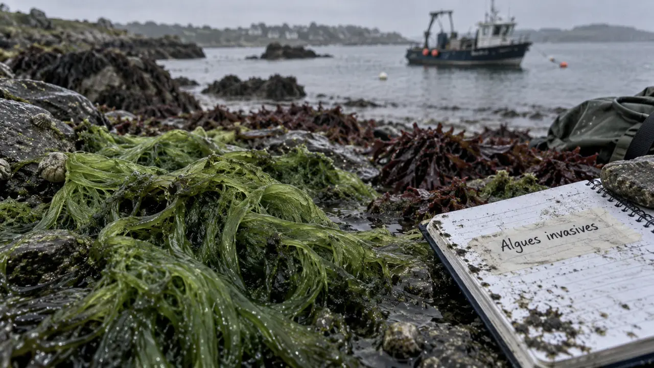 Rade de Brest : les scientifiques alertent sur la prolifération des algues invasives