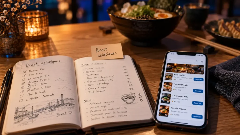 Une bonne note ne suffit pas : 5 critères pour choisir un restaurant asiatique à Brest