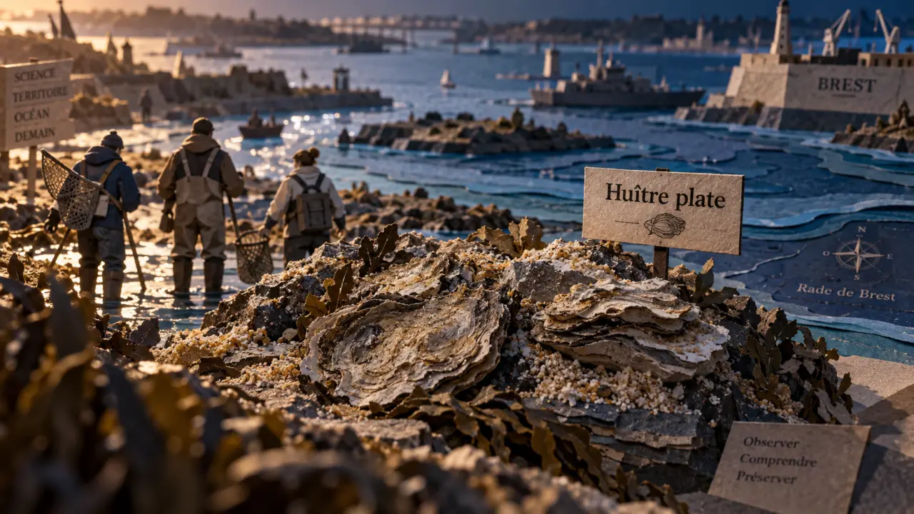 Le retour de l’huître plate en rade de Brest