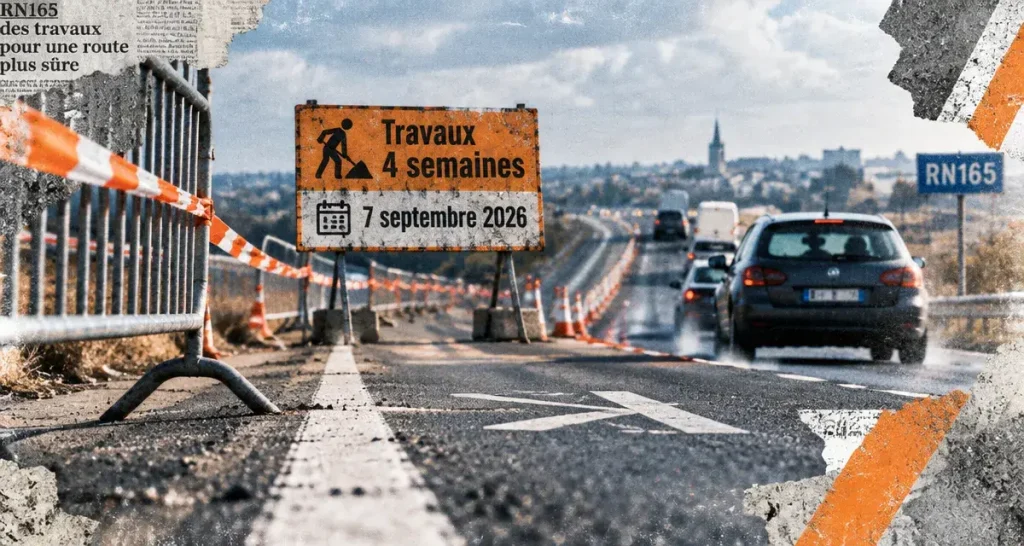 RN165 : quatre semaines de travaux annoncées à Briec vers Brest