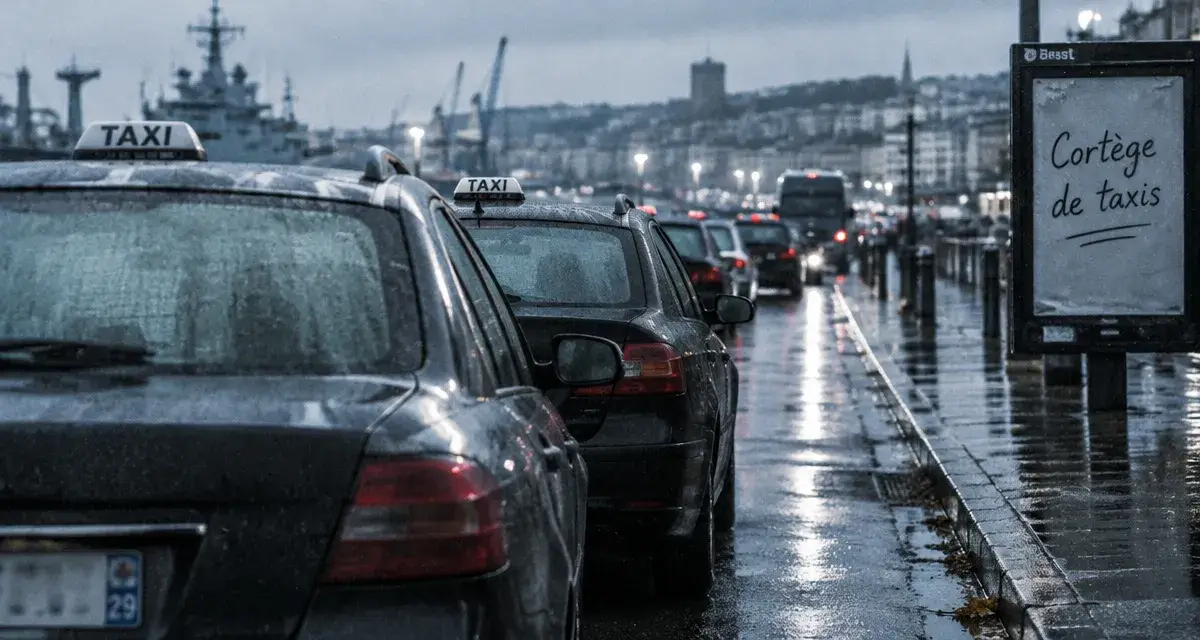 Taxis : un cortège d’au moins 50 véhicules attendu samedi à Brest
