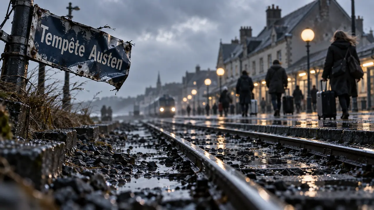 Tempête Austen : les TER Brest–Saint-Brieuc et Quimper–Brest à l’arrêt vendredi matin