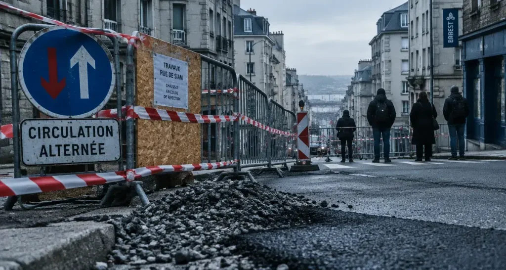 Travaux à Brest : les rues perturbées jusqu’au 4 septembre